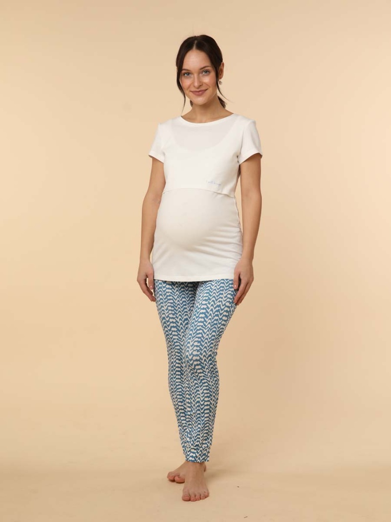1-НМП 43237 Пижама женская для беременных и кормящих женщин