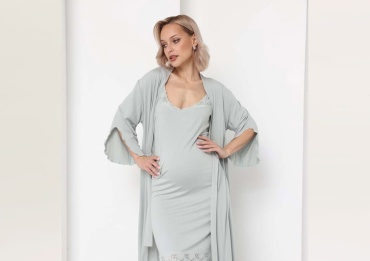 Одежда для дома в женственном стиле: как почувствовать себя на все 100 во время беременности?