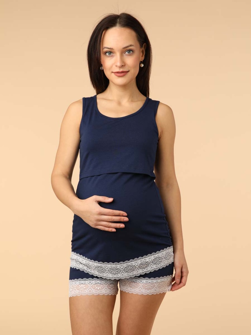 1-НМП 32928 Пижама  для беременных и кормящих женщин