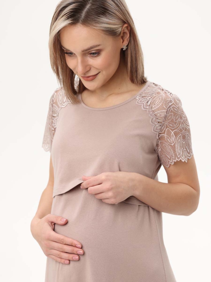 1-НМП 36402 Сорочка  для беременных и кормящих женщин
